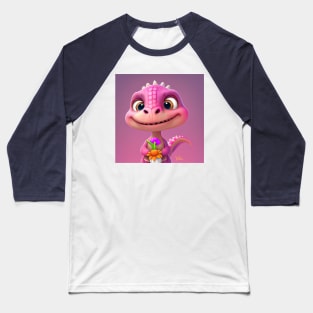 Baby Dinosaur Dino Bambino - Yuki Baseball T-Shirt